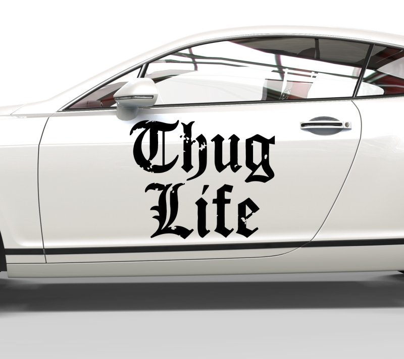 21021 Thug Life Aufkleber